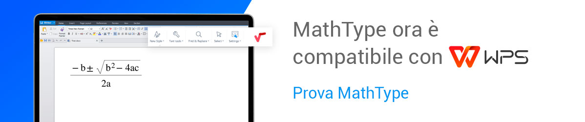 MathType is now compatible with WPS